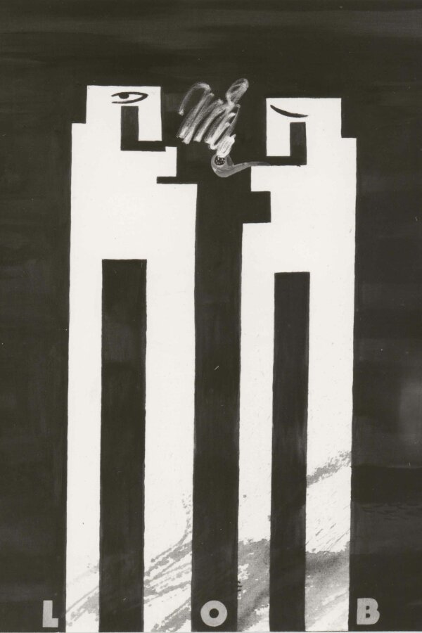 Leonid Ochrymčuk, Setkání, 1991, olej, foto: Libor Teplý